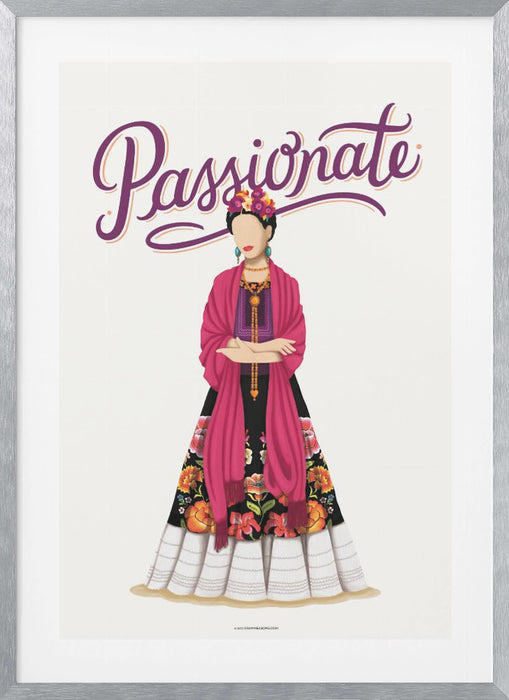 Frida Passionate Framed Art Wall Decor