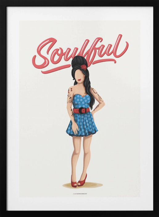 Amy Soulful Framed Art Wall Decor