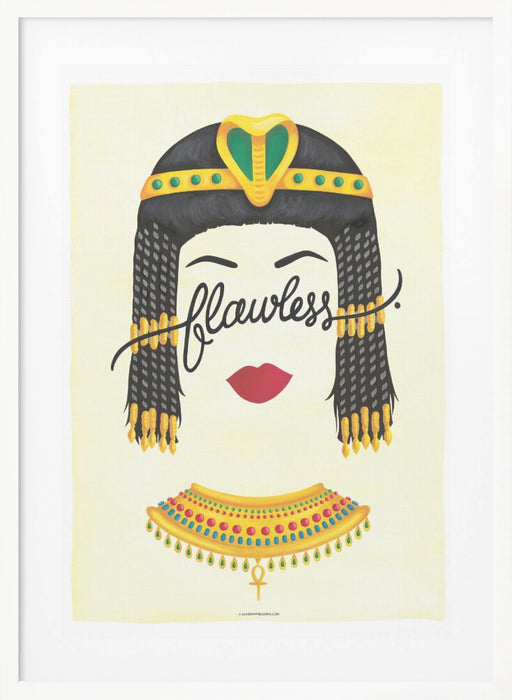 Flawless Cleopatra Framed Art Wall Decor