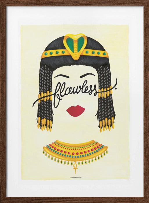 Flawless Cleopatra Framed Art Wall Decor