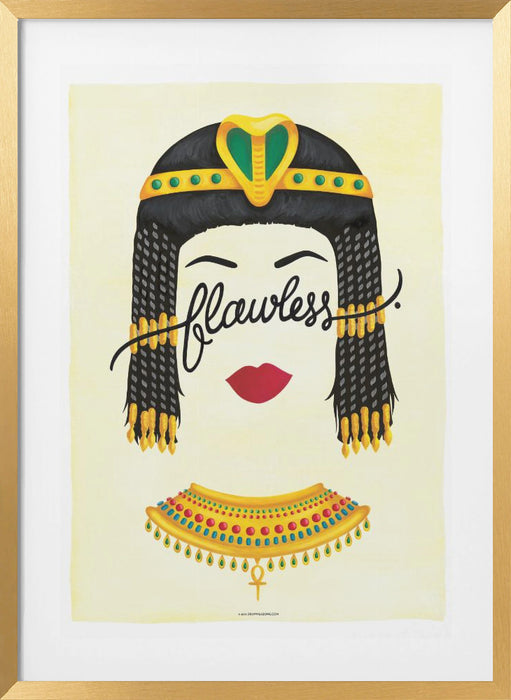 Flawless Cleopatra Framed Art Wall Decor