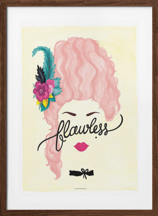 Flawless Marie Antoinette Framed Art Wall Decor