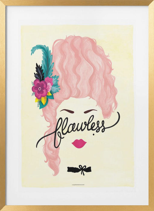 Flawless Marie Antoinette Framed Art Wall Decor