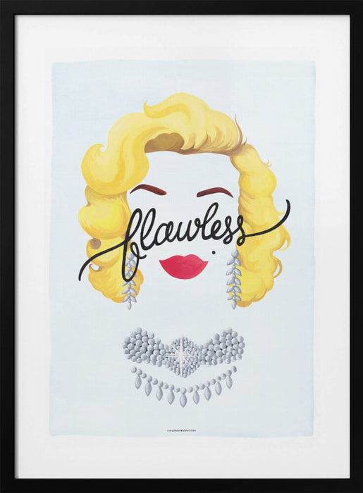 Flawless Marilyn Framed Art Modern Wall Decor