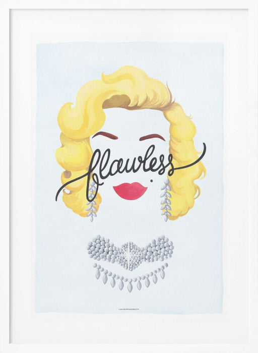 Flawless Marilyn Framed Art Modern Wall Decor