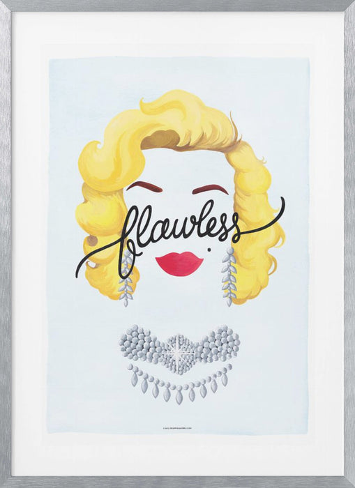 Flawless Marilyn Framed Art Modern Wall Decor