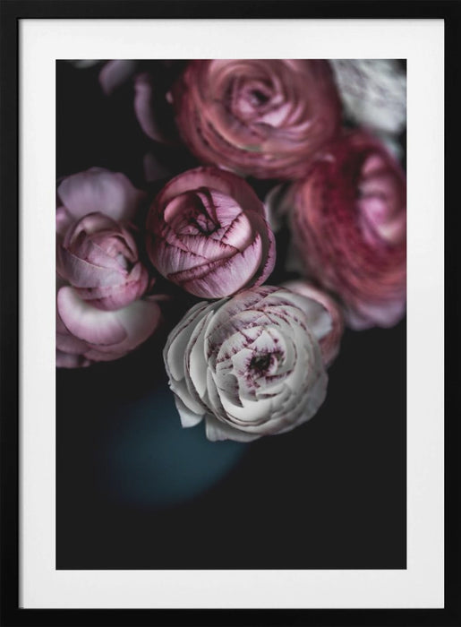 Dark Flowers 2 Framed Art Wall Decor