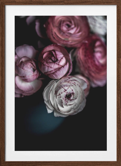 Dark Flowers 2 Framed Art Wall Decor