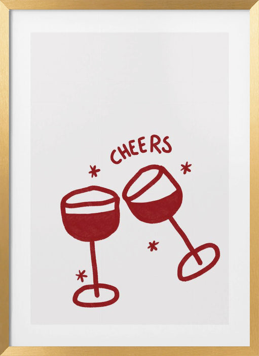 Cheers.png Framed Art Wall Decor