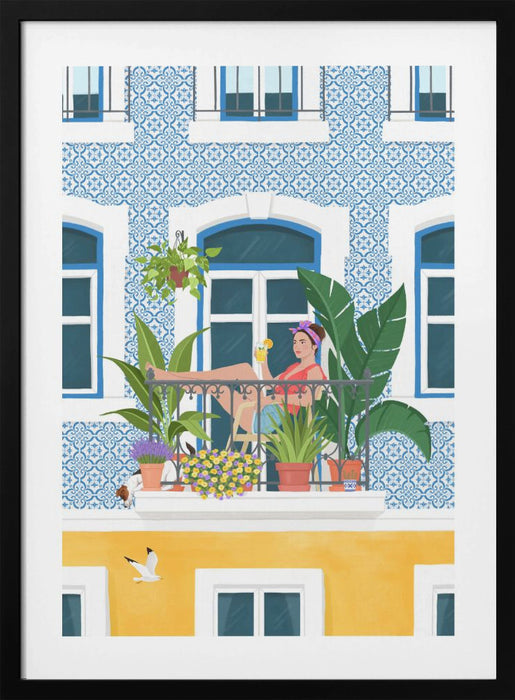 Porto Framed Art Modern Wall Decor