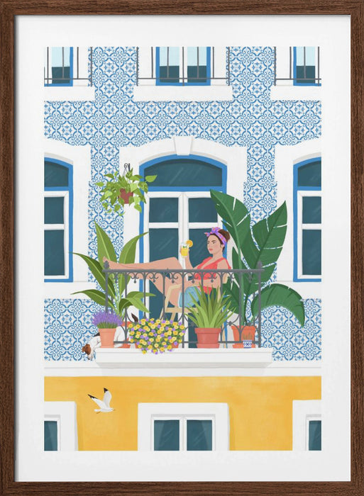 Porto Framed Art Modern Wall Decor