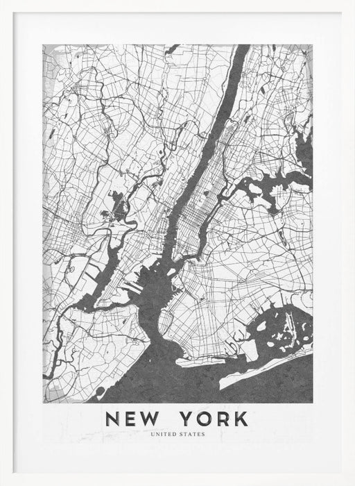 New York Framed Art Modern Wall Decor