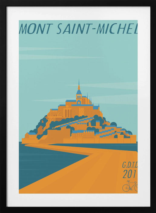 Mont Saint Michel Framed Art Wall Decor