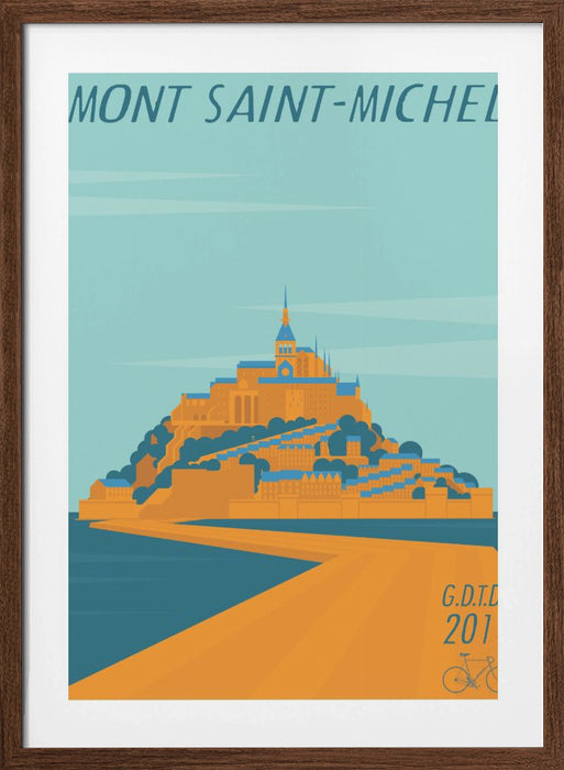 Mont Saint Michel Framed Art Wall Decor