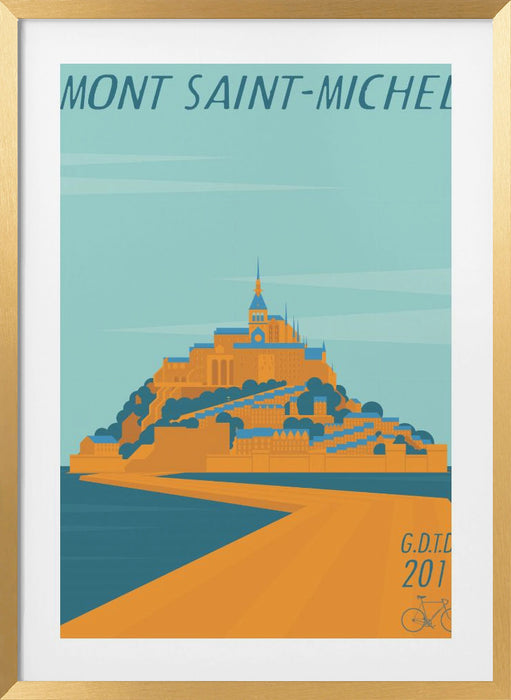 Mont Saint Michel Framed Art Wall Decor