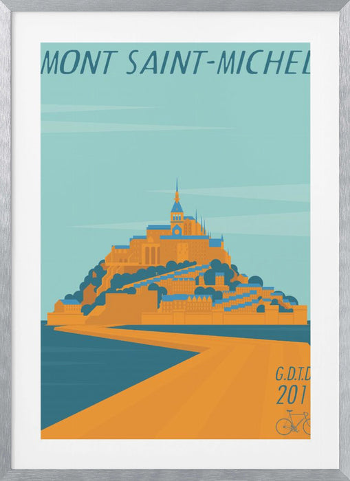 Mont Saint Michel Framed Art Wall Decor