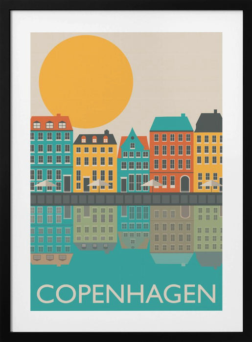 Copenhagen Framed Art Wall Decor