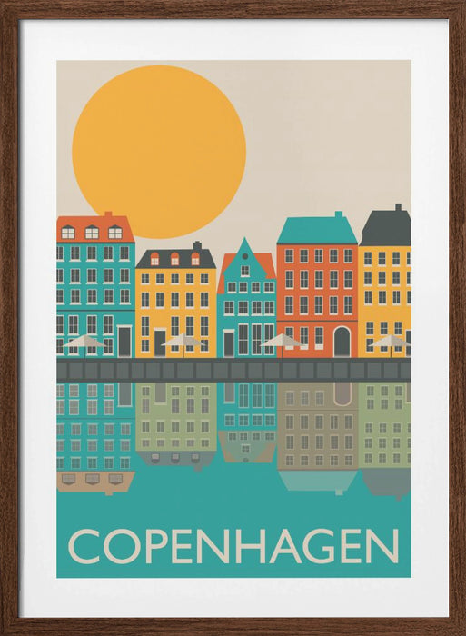 Copenhagen Framed Art Wall Decor