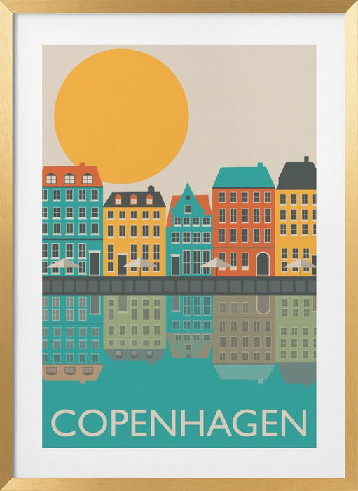 Copenhagen Framed Art Wall Decor