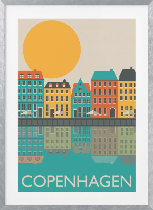 Copenhagen Framed Art Wall Decor