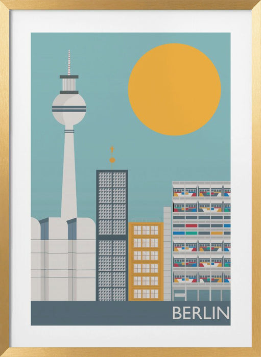 Berlin Framed Art Wall Decor