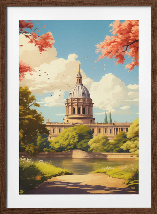 Oxford Travel Art Framed Art Modern Wall Decor