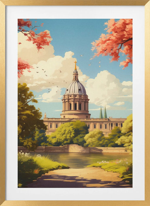 Oxford Travel Art Framed Art Modern Wall Decor