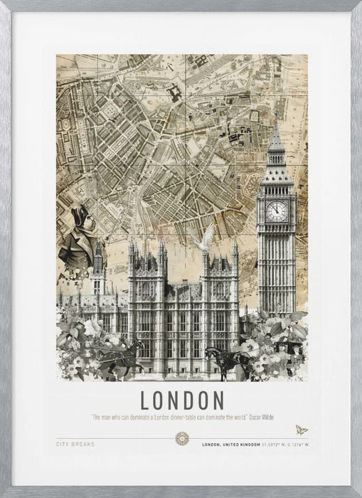 London Westminster (City Breaks) Framed Art Modern Wall Decor