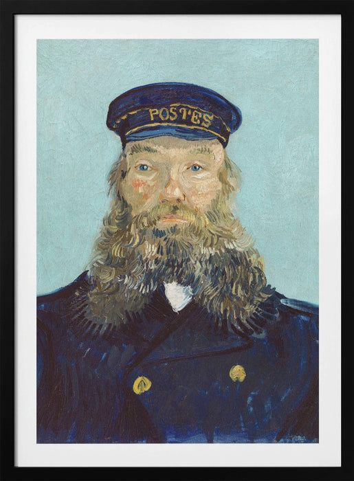 Vincent Van Gogh's Portrait of Postman Roulin (1888) Framed Art Wall Decor