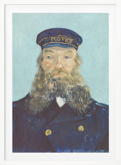 Vincent Van Gogh's Portrait of Postman Roulin (1888) Framed Art Wall Decor