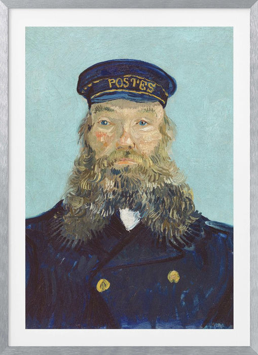 Vincent Van Gogh's Portrait of Postman Roulin (1888) Framed Art Wall Decor