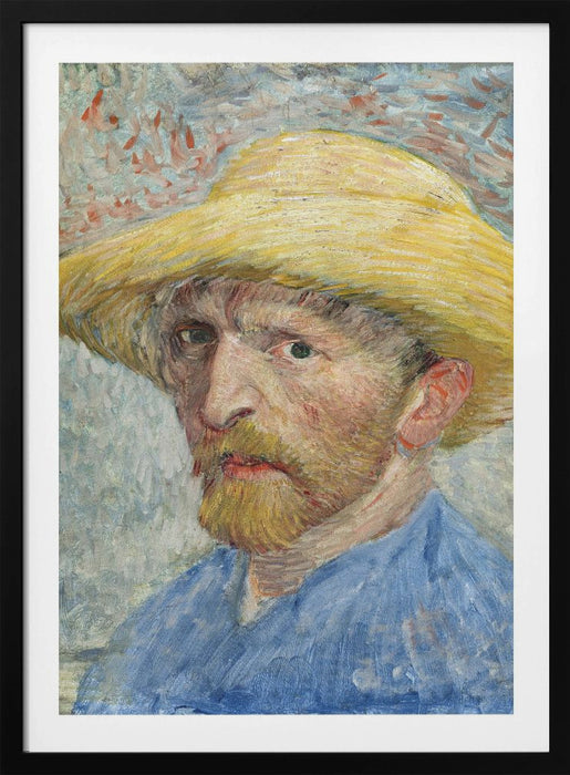 Vincent Van Gogh's Self Portrait (1887) Framed Art Wall Decor