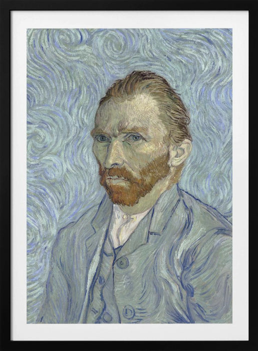 Vincent Van Gogh's Self Portrait (1889) Framed Art Wall Decor