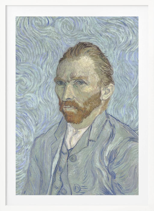 Vincent Van Gogh's Self Portrait (1889) Framed Art Wall Decor