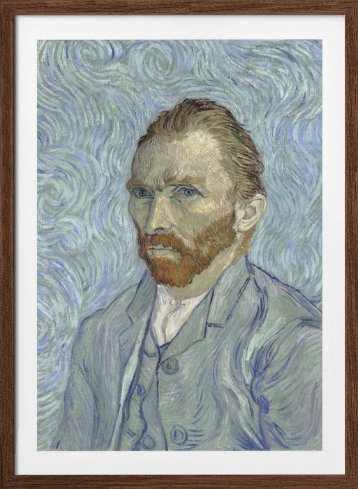 Vincent Van Gogh's Self Portrait (1889) Framed Art Wall Decor