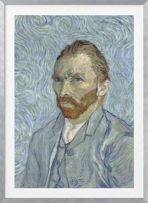 Vincent Van Gogh's Self Portrait (1889) Framed Art Wall Decor