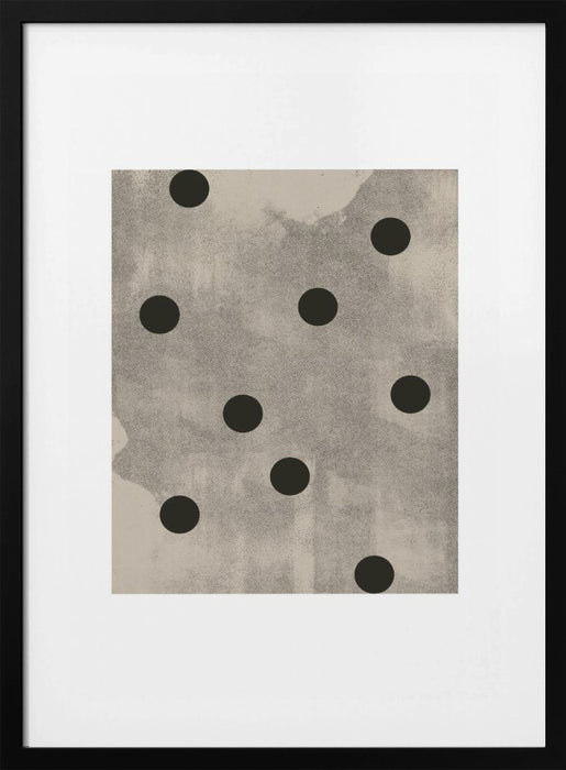 Retro Dots No.3 Framed Art Modern Wall Decor