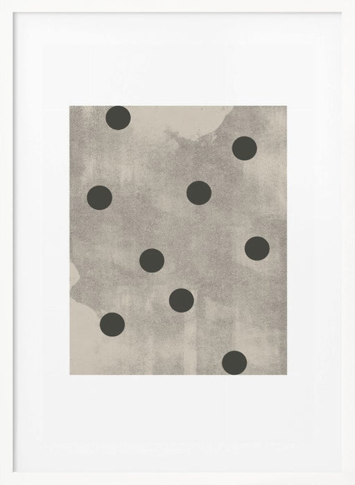 Retro Dots No.3 Framed Art Modern Wall Decor