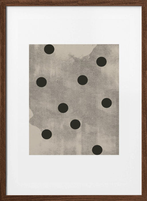 Retro Dots No.3 Framed Art Modern Wall Decor