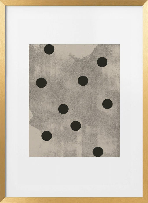 Retro Dots No.3 Framed Art Modern Wall Decor