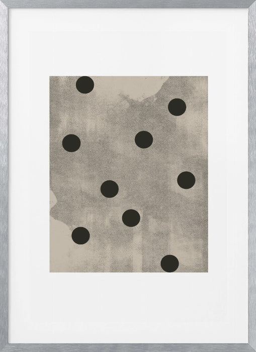 Retro Dots No.3 Framed Art Modern Wall Decor