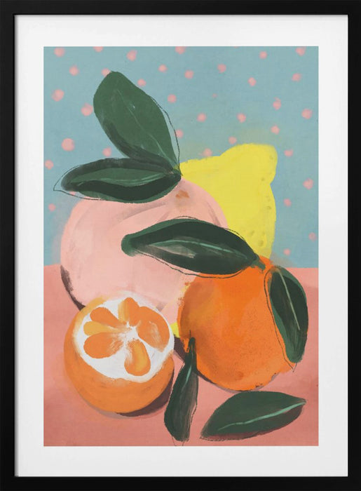 Fruity Summer No 2 Framed Art Modern Wall Decor