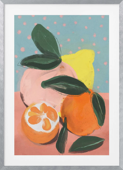 Fruity Summer No 2 Framed Art Modern Wall Decor