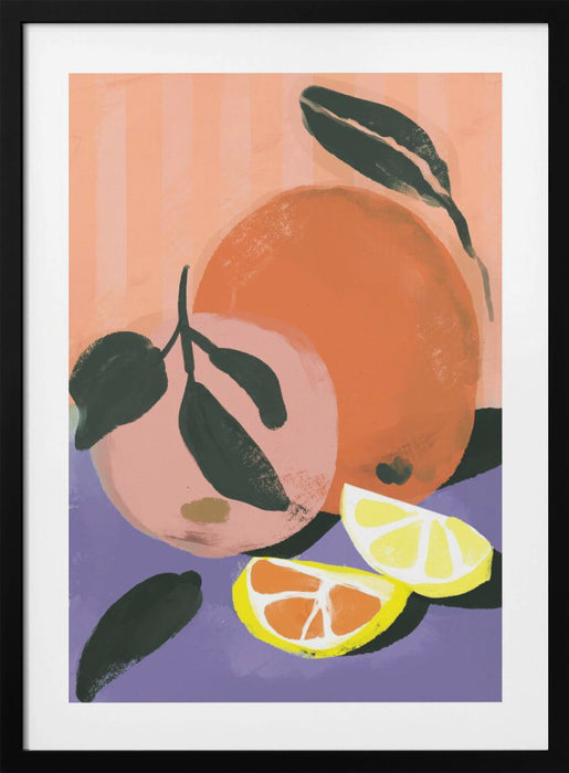 Fruity Summer No 3 Framed Art Modern Wall Decor