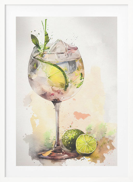 Drinks cocktail Framed Art Modern Wall Decor