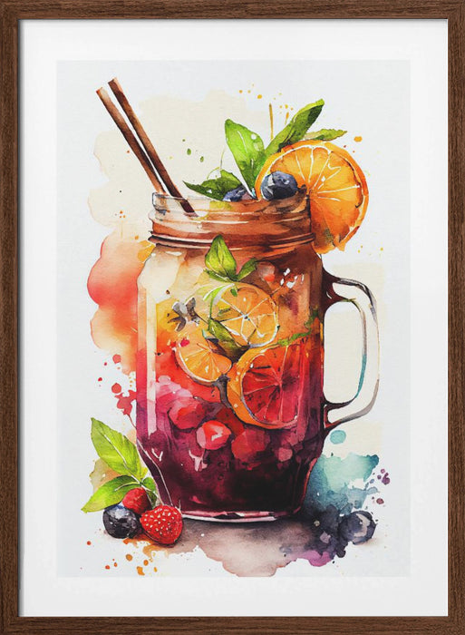 Drinks cocktail Framed Art Modern Wall Decor