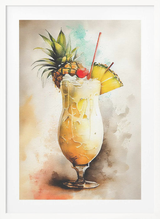 Drinks cocktail Framed Art Modern Wall Decor