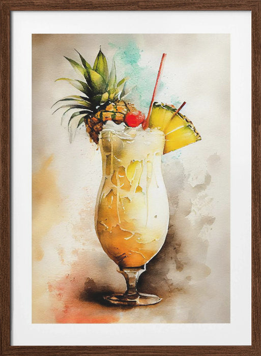 Drinks cocktail Framed Art Modern Wall Decor