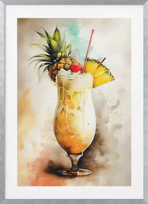 Drinks cocktail Framed Art Modern Wall Decor