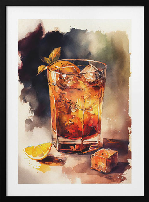 Drinks cocktail Framed Art Modern Wall Decor